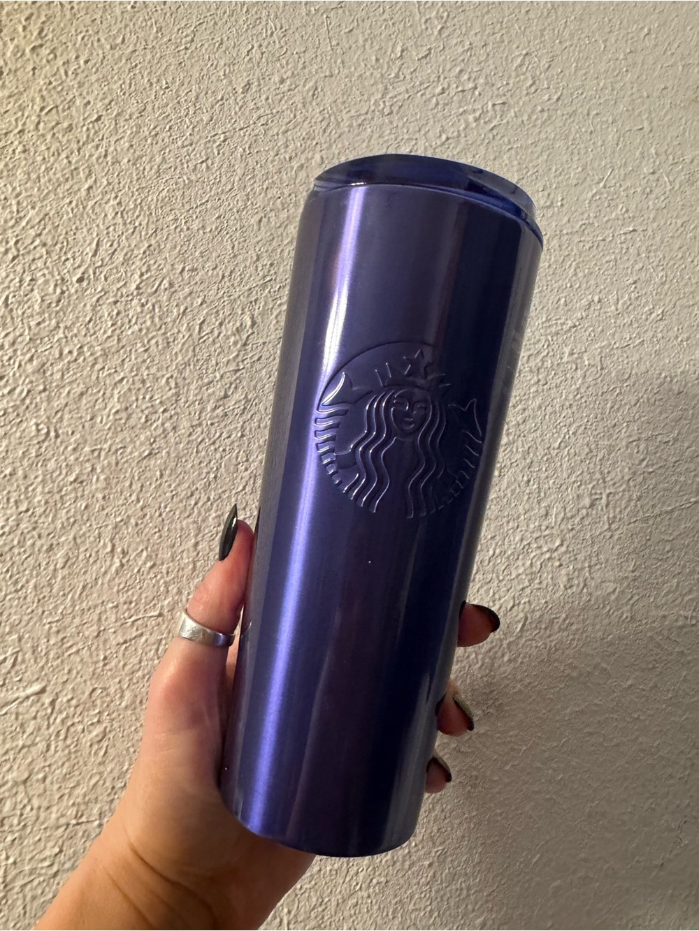 Starbucks Iridescent Purple /Blue Stainless Tumbler